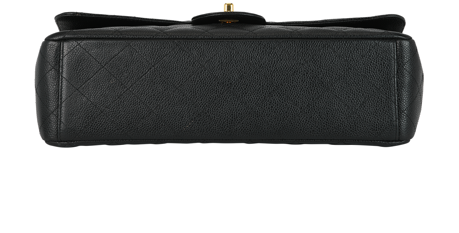 Maxi Flap, &pound;3,900, Handbags, Black, Caviar Leather, Top view
